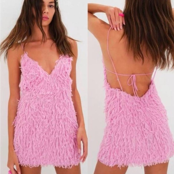 FOR LOVE and LEMONS Kamara Pink Mini Dress. - Picture 14 of 14